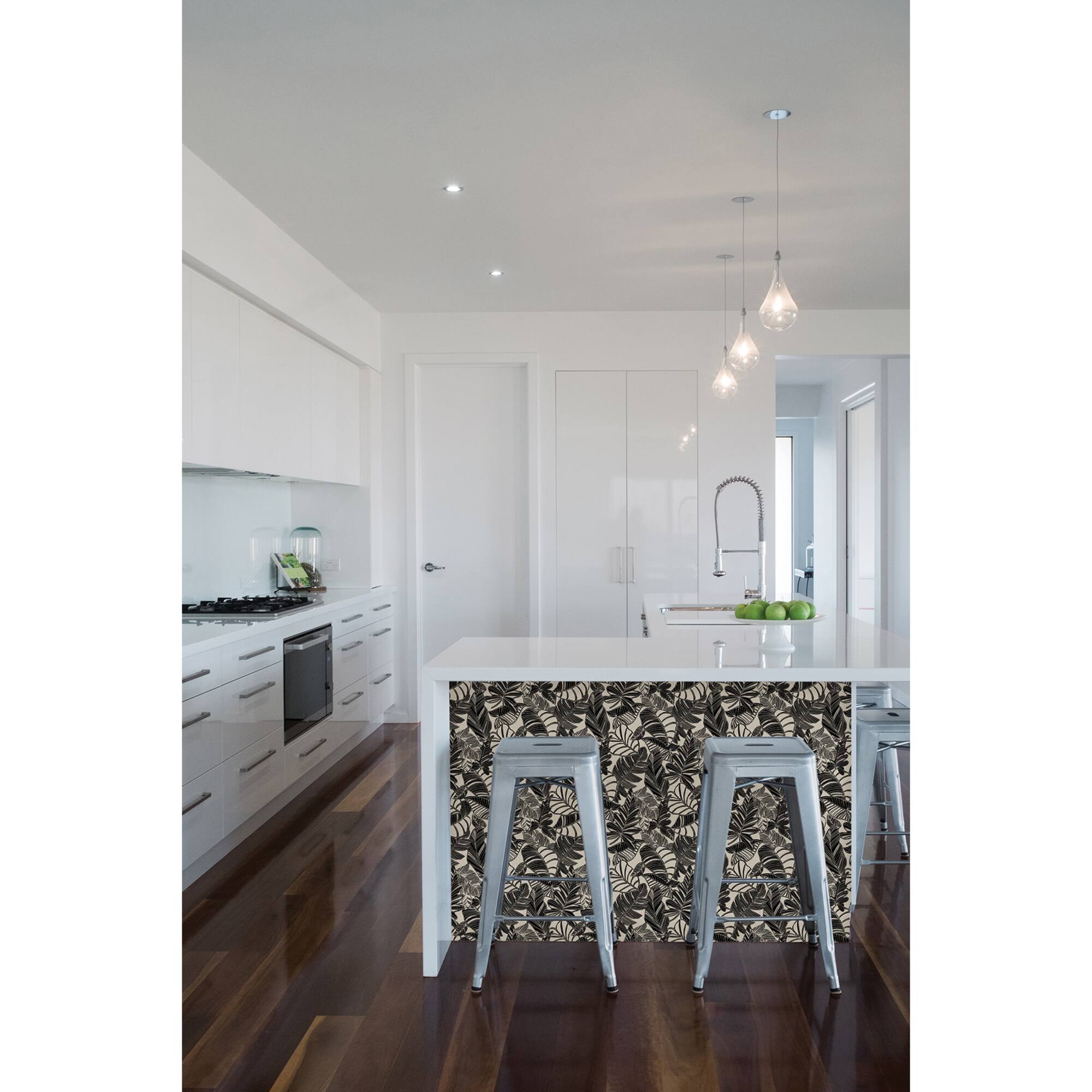 My Style Pindo Wood Cut Palm Peel & Stick Wallpaper